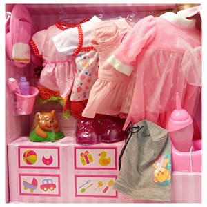 عروسک دخترانه جدید بیبی بورن همراه با 5 دست لباس مختلف مدل BABY TOBy_اسباب بازی عروسک دخترانه