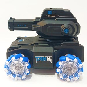 تانک کنترلی شارژی چرخ کپسول تیر ژله ای دودزا_اسباب بازی ماشین کنترلی