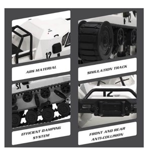 تانک کنترلی فلزی پلیس مقیاس 1:12_اسباب بازی ماشین کنترلی