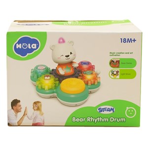 اسباب بازی درام خرس هولی تویز مدل Hola Toys E8993_اسباب بازی موسیقی