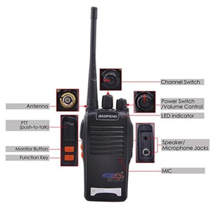 بیسیم واکی تاکی باوفنگ شارژی اورجینال با چراغ قوه بسته دو عددی مدل Baofeng BF-777S talkie-walkie_اسباب بازی تفنگ