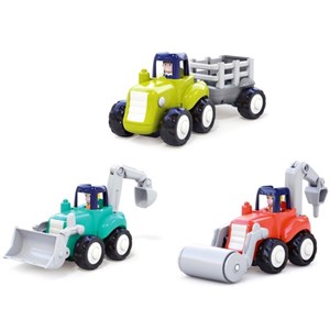 اسباب بازی کامیون های ساخت و ساز هولی تویز مجموعه 3 عددی Hola Toys _اسباب بازی ماشین