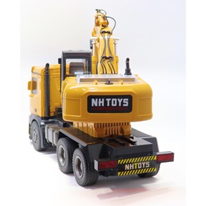 اسباب بازی بیل مکانیکی کنترلی بزرگ مقیاس 1:14 مدل EXCAVATOR LOADER NAN HONG 9916_اسباب بازی ماشین کنترلی