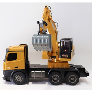 اسباب بازی بیل مکانیکی کنترلی بزرگ مقیاس 1:14 مدل EXCAVATOR LOADER NAN HONG 9916_اسباب بازی ماشین کنترلی