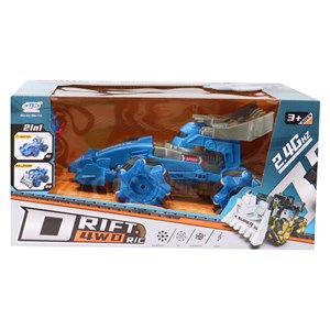 ماشین کنترلی مسابقه ای تبدیل شونده به بولدوزر_اسباب بازی ماشین کنترلی