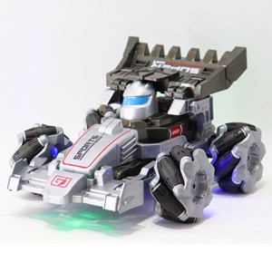 ماشین کنترلی مسابقه ای تبدیل شونده به بولدوزر_اسباب بازی ماشین کنترلی