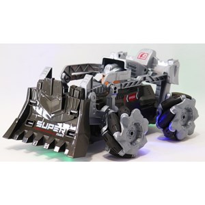 ماشین کنترلی مسابقه ای تبدیل شونده به بولدوزر_اسباب بازی ماشین کنترلی