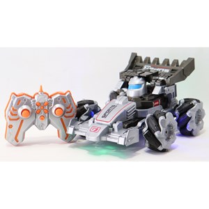 ماشین کنترلی مسابقه ای تبدیل شونده به بولدوزر_اسباب بازی ماشین کنترلی