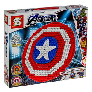 لگو مارول سپر کاپیتان آمریکا 405 قطعه مدل Captain America Lego SY1454_اسباب بازی لگو