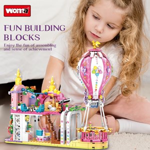 لگو فرندز خانه ویلایی با بالون 543 قطعه مدل WOMA TOY C0257_اسباب بازی لگو