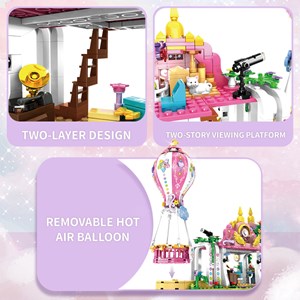 لگو فرندز خانه ویلایی با بالون 543 قطعه مدل WOMA TOY C0257_اسباب بازی لگو