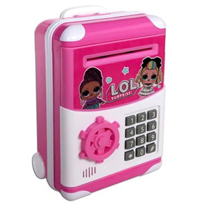 گاوصندوق رمز دار اسباب بازی طرح ال او ال سوپرایز TROLLEY CASE Piggy Bank LOL Surprise_اسباب بازی مشاغل