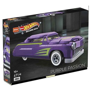 لگو تکنیک ماشین مسابقه ای هات ویلز 671 قطعه مدل Hot Wheels Mega PURPLE PASSION_اسباب بازی لگو