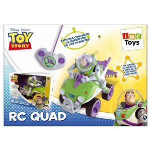 ماشین کنترلی با عروسک باز لایتر مدل Disney Toy Story Buzz Super Space Quad RC_اسباب بازی ماشین کنترلی