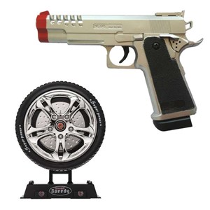 تفنگ اسباب بازی لیزری سیبل دار مدل sharp shooter_اسباب بازی تفنگ‌