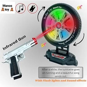 تفنگ اسباب بازی لیزری سیبل دار مدل sharp shooter_اسباب بازی تفنگ‌