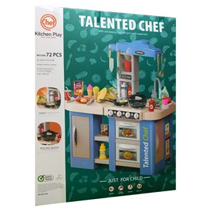 ست اسباب بازی آشپزخانه سایز بزرگ موزیکال و چراغدار 72 قطعه مدل 126_922 Talented Chef_اسباب بازی لوازم خانگی