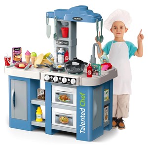 ست اسباب بازی آشپزخانه سایز بزرگ موزیکال و چراغدار 72 قطعه مدل 126_922 Talented Chef_اسباب بازی لوازم خانگی