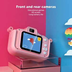 دوربین عکاسی و فیلمبرداری دیجیتال کودک طرح یونیکورن صورتی_اسباب بازی دیجیتال و هوشمند