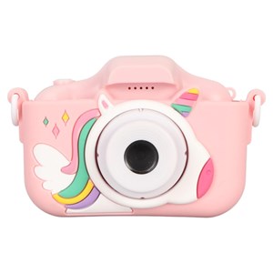 دوربین عکاسی و فیلمبرداری دیجیتال کودک طرح یونیکورن صورتی_اسباب بازی دیجیتال و هوشمند