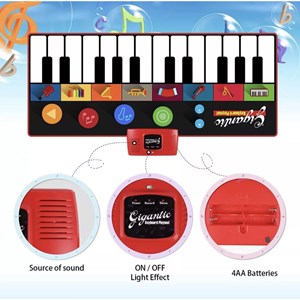 ارگ بزرگ سفره ای کودک 24 کلید مدل Gigantic Keyboard Playmat_اسباب بازی موسیقی