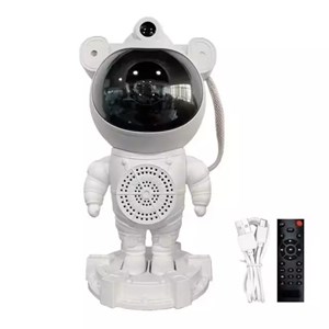 چراغ خواب کهکشانی و اسپیکر دار بلوتوثی طرح فضانورد مدل MXS003_اسباب بازی اتاق کودک