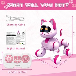 ربات اسباب بازی کنترلی گربه مدل HAPPY KITTEN_اسباب بازی ربات