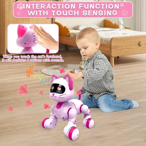 ربات اسباب بازی کنترلی گربه مدل HAPPY KITTEN_اسباب بازی ربات