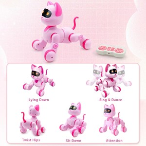 ربات اسباب بازی کنترلی گربه مدل HAPPY KITTEN_اسباب بازی ربات