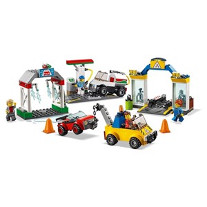 لگو سیتی ایستگاه خدمات خودرو 258 قطعه مدل CITIES 11391_اسباب بازی لگو