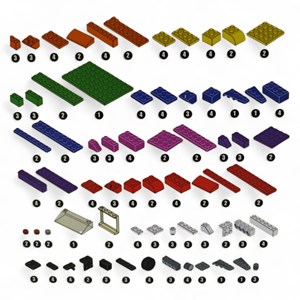 لگو کلاسیک ماشین سازی 202 قطعه مدل BT_اسباب بازی لگو