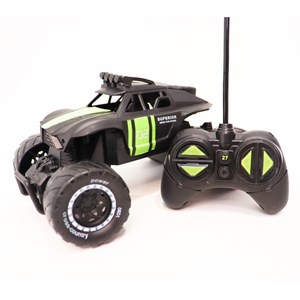 ماشین کنترلی آفرود مقیاس 1:18 رنگ سبز_اسباب بازی ماشین کنترلی