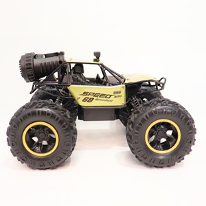 ماشین کنترلی آفرود دودزا مقیاس 1:18 رنگ طلایی_اسباب بازی ماشین کنترلی