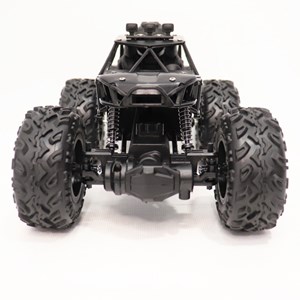 ماشین کنترلی آفرود دودزا مقیاس 1:18 رنگ مشکی_اسباب بازی ماشین کنترلی