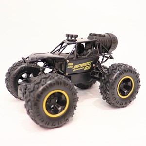 ماشین کنترلی آفرود دودزا مقیاس 1:18 رنگ مشکی_اسباب بازی ماشین کنترلی