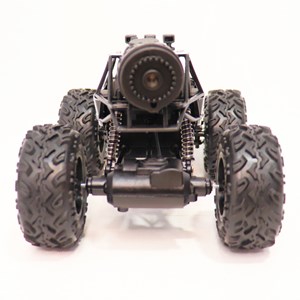 ماشین کنترلی آفرود دودزا مقیاس 1:18 رنگ طوسی_اسباب بازی ماشین کنترلی