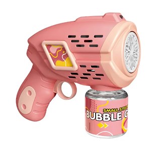 تفنگ اسباب بازی حباب ساز چراغ دار رنگ صورتی مدل Geometric Bubble Gun_اسباب بازی تفنگ