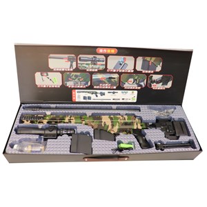 تفنگ اسباب بازی شارژی تیر ژله ای پایه دار دو حالته_اسباب بازی تفنگ‌