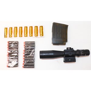 تفنگ اسباب بازی تک تیر انداز تیر فومی مدل SVD DO49C_اسباب بازی تفنگ