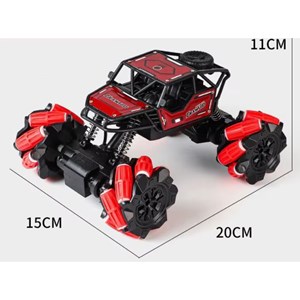 ماشین کنترلی آفرودی چرخ کپسولی موزیکال شارژی مقیاس 1:18_اسباب بازی ماشین کنترلی