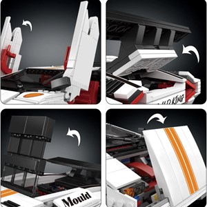 لگو تکنیک ماشین لامبورگینی 1495 قطعه مدل Mould King 10045 Lambo-Coutach_اسباب بازی لگو