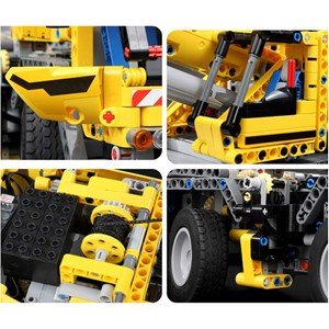 لگو تکنیک ماشین جرثقیل کنترلی 2590 قطعه با 8 موتور مدل Mould King 13101_اسباب بازی لگو