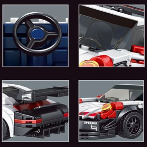 لگو تکنیک ماشین پورشه 349 قطعه مدل Mould King 27010 Porsche 911 Sports Car_اسباب بازی لگو