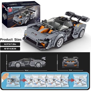 لگو تکنیک ماشین مسابقه مک لارن سننا 352 قطعه مدل Mould King Senna Car Model Building Set 27008_اسباب بازی لگو