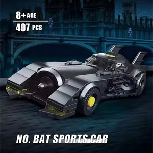 لگو دی سی ماشین بتمن 407 قطعه مدل Mould King 10020 Batmobile Model Car_اسباب بازی لگو