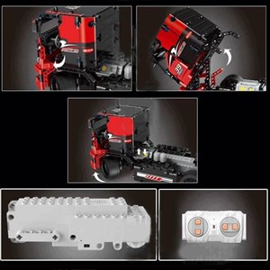 لگو تکنیک کامیون مسابقه‌ای کنترلی 570 قطعه مدل MOULD KING 15002 Race Truck_اسباب بازی لگو