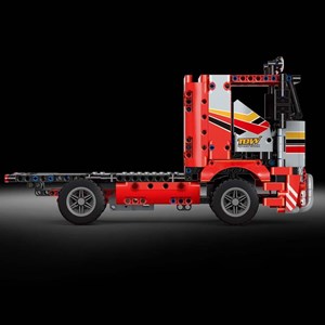 لگو تکنیک کامیون حمل‌ و نقل کنترلی 577 قطعه مدل MOULD KING 15003 RC Transport Truck Remote Contro_اسباب بازی لگو