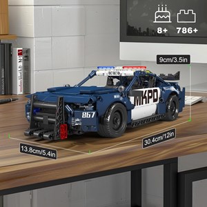 لگو تکنیک ماشین پلیس 786 قطعه مدل Mould King 15073 Barricade_اسباب بازی لگو