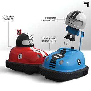 ماشین‌ های کنترلی تصادفی مدل RC Bumper Cars مجموعه ی 2 عددی_اسباب بازی ماشین کنترلی