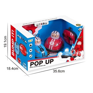 ماشین‌ های کنترلی تصادفی مدل RC Bumper Cars مجموعه ی 2 عددی_اسباب بازی ماشین کنترلی